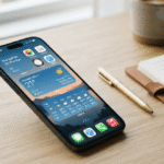 Comparing home screen widgets to find the best weather app for iPhone.