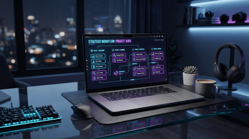 Step by step framework diagram for selecting AI search optimization tools