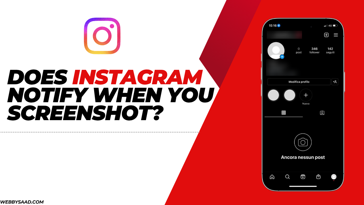 Does Instagram notify when you screenshot - Instagram logo next to an iPhone showing an Instagram profile